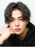 緩め波巻きセンターパート