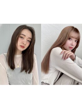 《酸性ストレート》ダメージを最小限に抑え,髪質や癖を見極めながら潤う髪質に◎[川崎/京急川崎/学割U24]