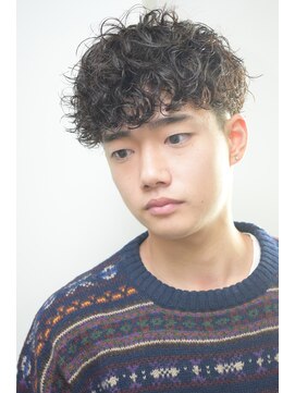 ルックグッドストア タカラヅカ(LOOK GOOD STORE TAKARAZUKA) ビジカジマッシュパーマアッシュブラックウルフベース0101