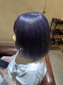 ヘアーアトリエルキナ(hair atelier LUCINA) パープルカラー レディースカラー