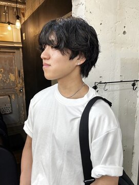 カゼ ダイカンヤマ Kaze DAIKANYAMA メンズニュアンスパーマ/マッシュパーマ