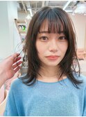 ミディアム/韓国風/レイヤーカット/顔回りカット/柏駅