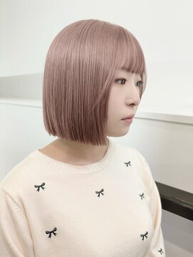 サンク 原宿 表参道(cinq) ダブルカラーミルクティーベージュピンクラベンダーベージュ20代