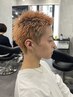 【REI指名】2回目以降　スパイキーショート＋ブリーチカラー（ダブルカラー）