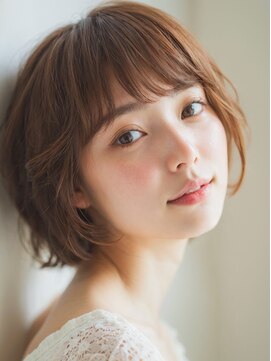 クラン 横浜(Clanc) くびれヘア ハイライトカラー アプリコットオレンジ 夏