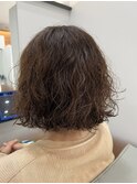 くせ毛風　柔らかパーマ