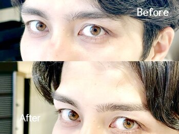 ハレ ヘアサロン(Hale hair salon)の写真/こだわりの眉毛カットは清潔感と好印象に◎アイリストのアイブロウも◎［メンズ/眉毛サロン］