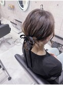 カチモリ風アップ/心斎橋ヘアセット