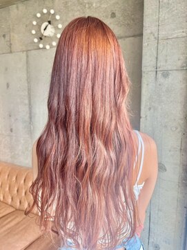 ヘアーアンドメイク ファット(Hair&Make PHAT) 大人可愛い韓国風レイヤーカットピンクベージュ20代30代