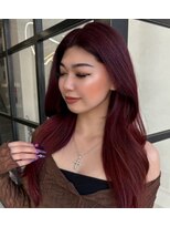 メゾンハル(Maison HALU)&nbsp;Pastel red × layer cut