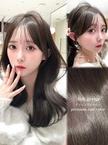 アマトウキョウ アユンチェ(AMA TOKYO×AYUNCHE) 韓国ヘア 2wayバング レイヤーカット くびれヘア 顔周り