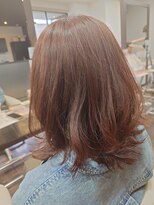 アヴァンス 北花田店(AVANCE)&nbsp;ミディアムレイヤー×ピンクベージュ