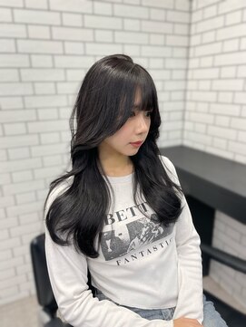 ジーナ 天神(Zina) 顔まわりレイヤー/ブルーブラック