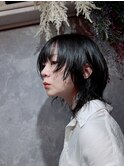 河原町暗髪可愛いショートウルフカット 20代30代40代