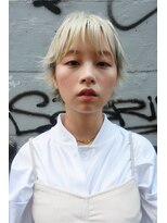 キジ(KIJI) ハンサムショート/ホワイトアッシュ/ハイトーン/ホワイトカラー