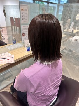 ファースト 東仙台店(first) ピンクブラウン・切りっぱなし