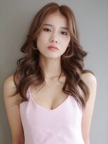 シア(sia)&nbsp;韓国風くびれレイヤー髪質改善ブラウンベージュ小顔美髪20代30代