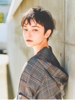 ラベストクズハ(LOVEST KUZUHA)&nbsp;ショートウルフ/アッシュブラウン/大人ショート/ベリーショート