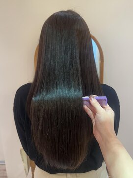 アンド ラ ブランシュ(&.La Blanche) 大宮/暗めカラー/ミディアムヘア/ラベンダーカラー