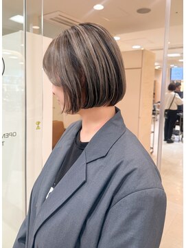 モリオ フロム ロンドン サッポロファクトリー店(morio FROM LONDON) morio札幌 札幌ボブ アンブレラカラー ミニボブ