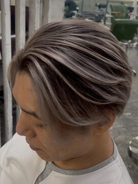 アポロ 横浜駅店(apollo) MEN’S HAIR/サーフカール/刈り上げセンターパート/ブリーチ