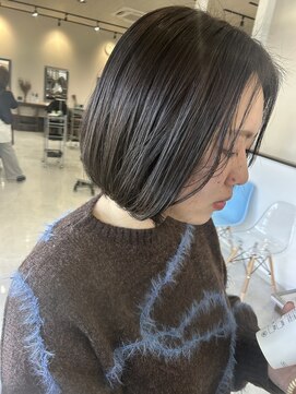 透明感増し増し◎グレージュカラー