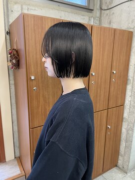 タッセルボブ/切りっぱなしボブ/ワンレン