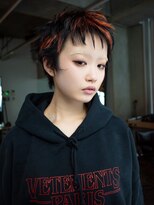 ギークス(GEEKS)&nbsp;【GEEKS渋谷】バズカット/デザインカラー/レイヤーショート/小顔