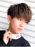 メンズパーマ/ツイストスパイラル/サーフカール/men's/眉毛