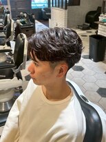 バーバーブロス 長堀店(BARBER BROS) 【BarBerBROS】バーバー 毛流れパーマ ニュアンス