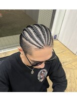 バイブアンドアネックス(VIBE & ANNEX) 地毛コーンロウ6本