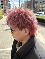 ノイセル(Noisyle)&nbsp;刈り上げセンターパート/波巻きツイストスパイラル/西長堀☆