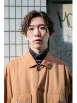 ボンド 三軒茶屋(Bond)&nbsp;メンズニュアンスパーマ×柔らかベージュ◎三軒茶屋 RYUKI