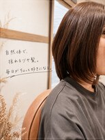 リカレ(Re:care)&nbsp;【40代】大人のツヤ感が映えるナチュラルボブ♪