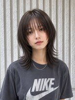 ネオリーブカップ 町田店(Neolive capu) 透け感アッシュグレージュ/ハッシュカット/シースルーバング#