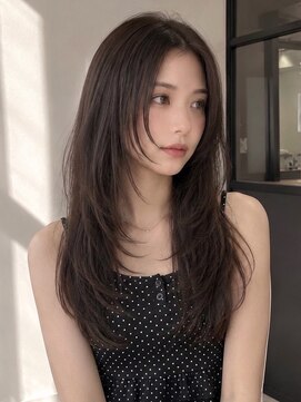 ユーフォリア 青山(Euphoria) 大人美人艶カラーベージュ小顔カット透明感レイヤーロング