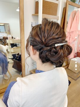 ロカット サロン(Roquat Salon) 結婚式ロングシニヨンアレンジ【ヘアアレンジ 立川/立川南/袴】