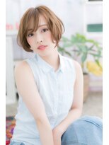 ミック ヘアアンドメイク アップ 駒込店(miq Hair&Make up) やわふわ質感♪前下がりアシンメトリー韓国マッシュ