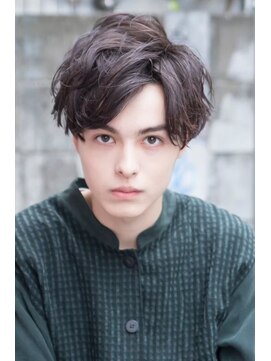 ケアリー 武蔵小杉(Carelly) メンズアップバング×束感ショートマッシュ