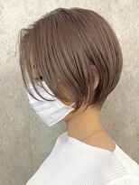 ヘッズ 本八幡店(HEADS) マロンベージュ　ニュアンスマッシュ　チラ見せカラー