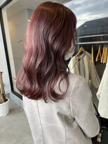 ナンバー(number+)&nbsp;20代30代40代大人可愛いシアーピンク透明感ロング