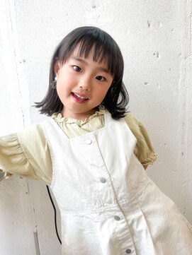 ヘアーワークス ヘルム 渋谷店(HAIR WORKS HELM) [HELM渋谷]キッズ★外ハネボブ