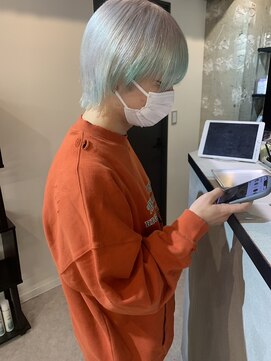 ペレ 渋谷(PELE) Y249_ミントグリーン×ホワイト