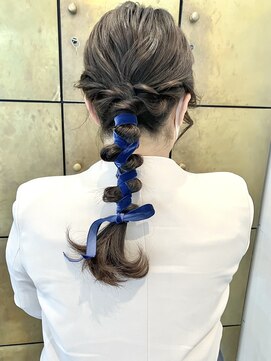 ヘアーアイスカルテット(HAIR ICI QUARTET) ベロアリボンアレンジ