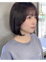 アイユー(ii+U)&nbsp;ワンホン風　ボブ　透明感　大人可愛い　抜け感　カット