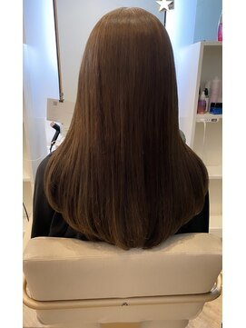 プラス ファースト ヘア(Plus 1st) 顔周りレイヤー×ロングストレート