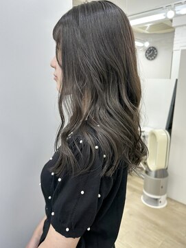 イコ 表参道原宿(ico) オリーブグレージュ イルミナカラー 地毛風カラー