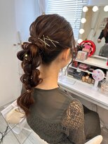 リムネ(RIMUNE)&nbsp;編みおろしポニー