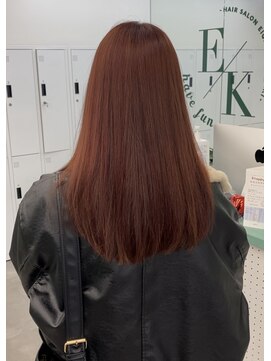 エイト 川崎店(EIGHT) ブリーチなしチェリーレッド［川崎］