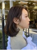 広尾　南青山　白金　ミディアムボブ　ロブ　ワンカールボブ